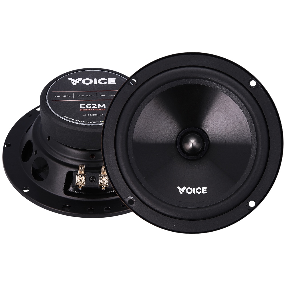Мидбасы Voice E62M 6-6.5″ (16-17 см) 60W - Купить в Autoeffect