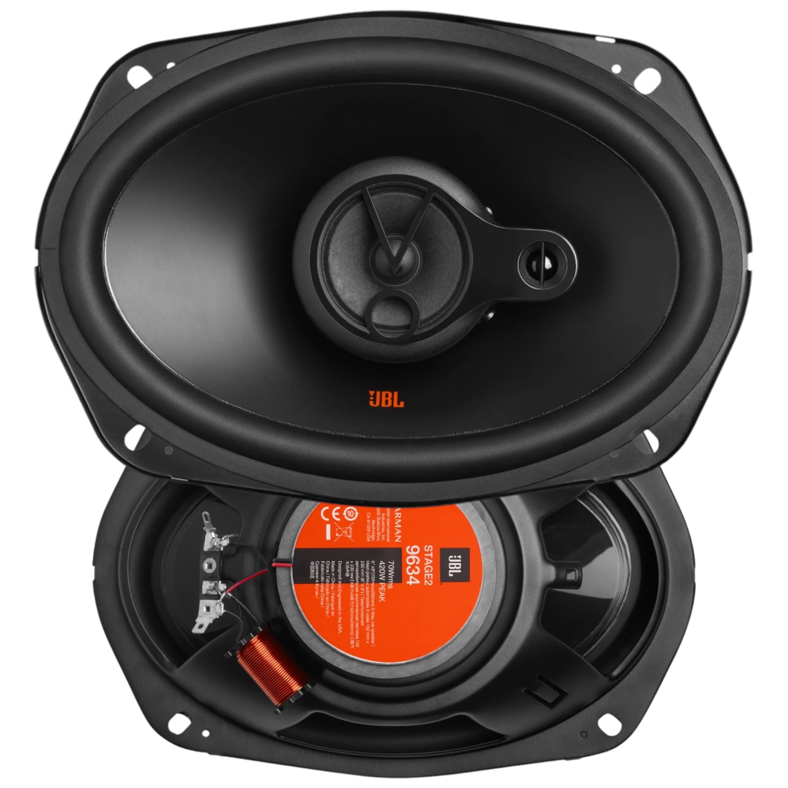 Коаксиальная акустика JBL STAGE2 9634 (6х9